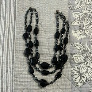 Black onyx necklace